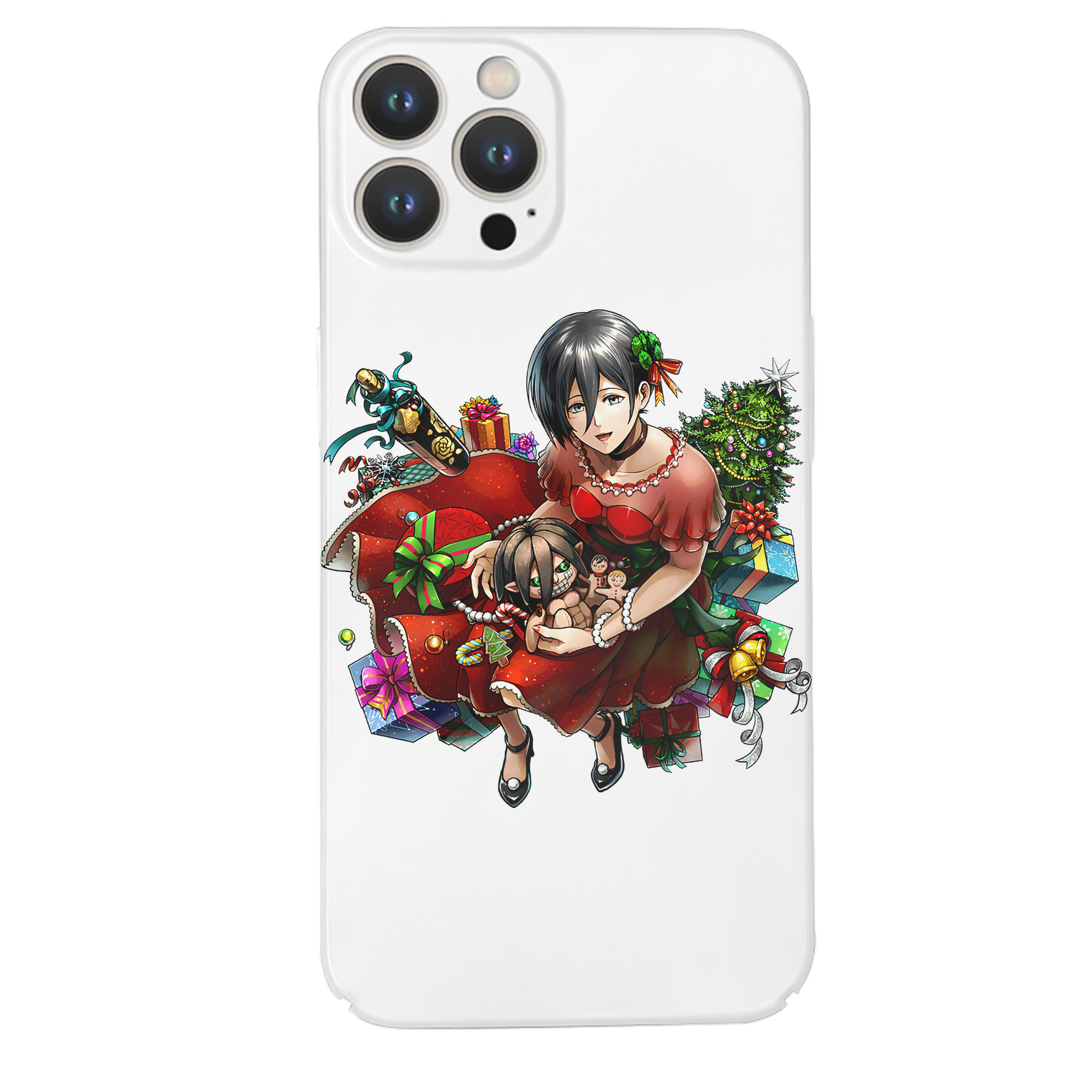 （画像用） 進撃の巨人 ミカサ·アッカーマン Attack on Titan Mikasa Ackerman 【iPhone 14シリーズ対応】ハードケース